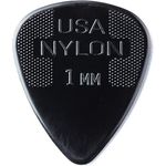 Jim Dunlop Dunlop Nylon Plektren 72er Set 1,0, hochwertiges Plektren-Set für Gitarren, langlebig und ausgewogene Verarbeitung