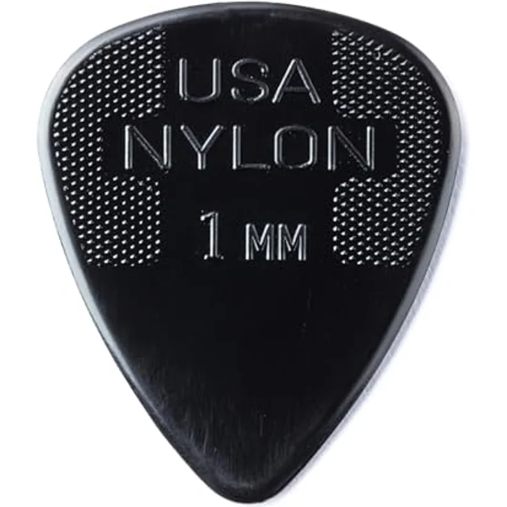Jim Dunlop Dunlop Nylon Plektren 72er Set 1,0, hochwertiges Plektren-Set für Gitarren, langlebig und ausgewogene Verarbeitung – Bild 1