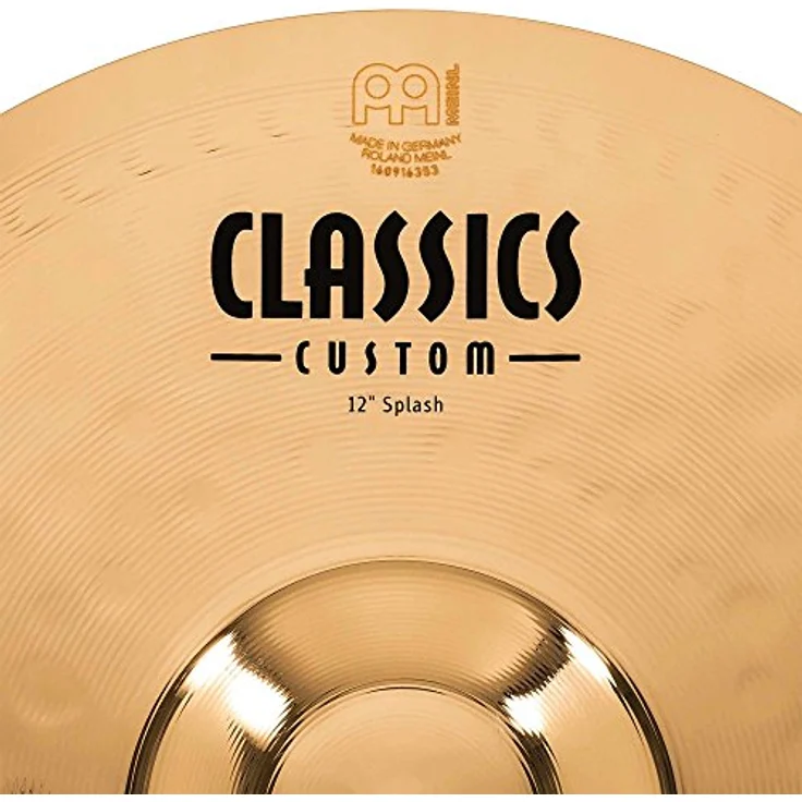 Meinl 12" Classics Custom Splash, Schlagzeugbecken mit brillantem Finish und klarem, gläsernen Sound – Bild 4