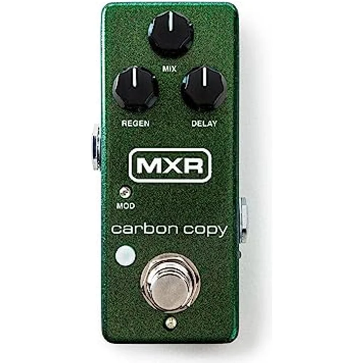 MXR M299 Carbon Copy Mini Analog Delay Pedal mit True Bypass, Modulation und Bright Schalter, kompakt – Bild 1