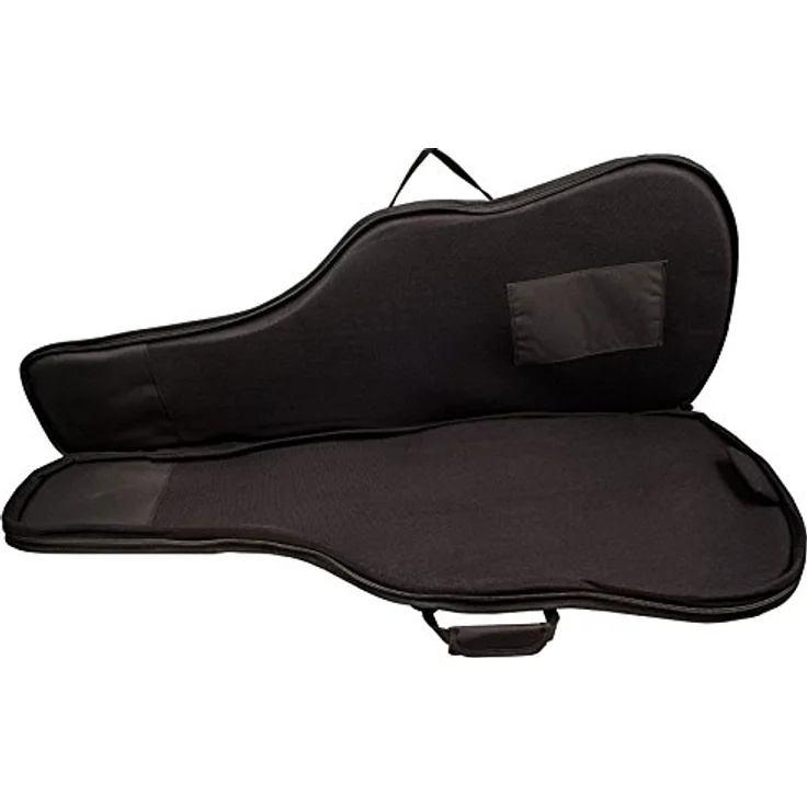 Protec Deluxe E-Guitar Gig Bag CF-234, Gitarrentasche aus 1000 denier Nylon, wasser- und abriebfest, 25mm Polsterung, Schwarz – Bild 2