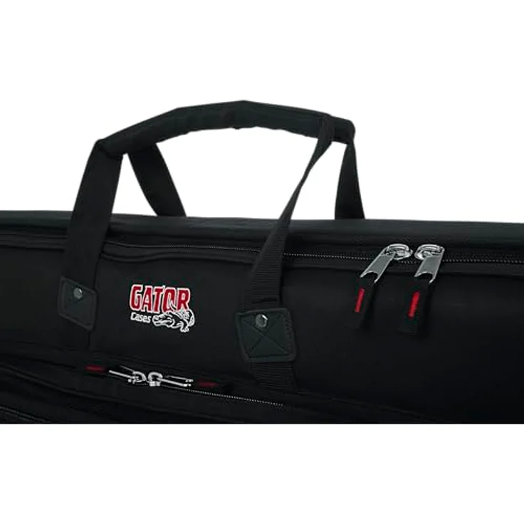 Gator GKB-61 Slim, Keyboardtasche aus robustem Nylon für 61 Tasten Keyboards, schwarz – Bild 9