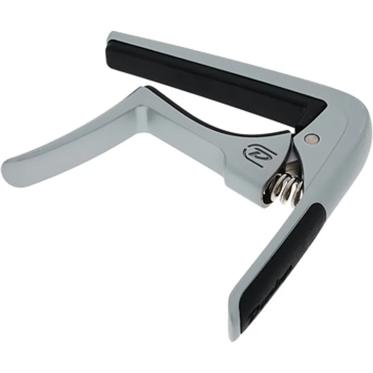 Dunlop Trigger Fly Capo C, Kapodaster für Akustik- und E-Gitarre, satiniertes Chrom mit ergonomischem Griff und optimierter Stimmstabilität