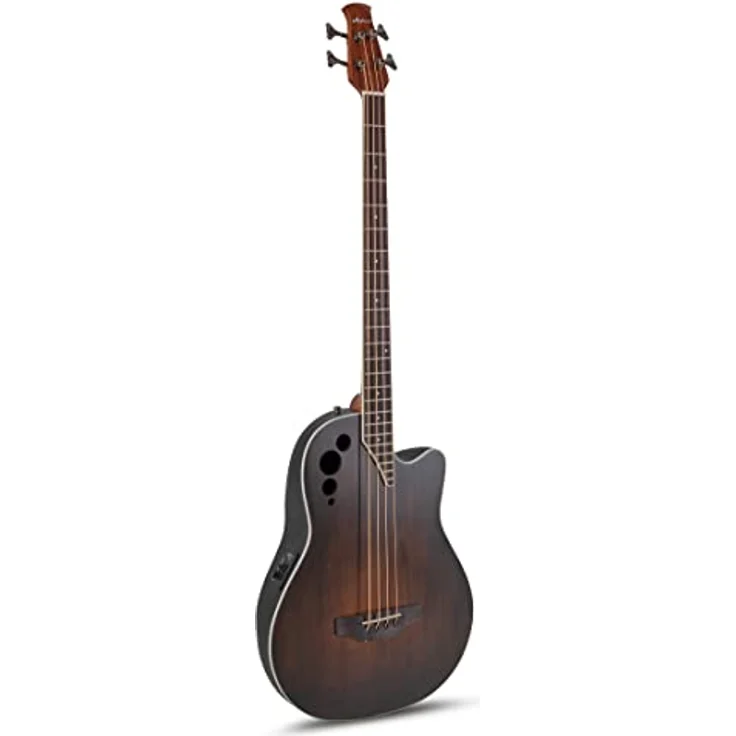 Applause Elite AEB4-7S, Mid-Depth Roundback E-/Akustikbass mit Cutaway, Fichtendecke, Vintage Varnish Satin – Bild 1