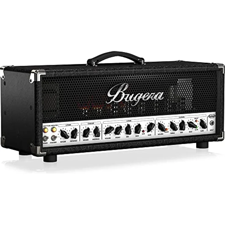 Bugera 6262 Infinium, E-Gitarren-Topteil mit 120 Watt, Vollröhre, 2 Kanäle, integrierter Hall, FX-Loop, inkl. Fußschalter – Bild 2