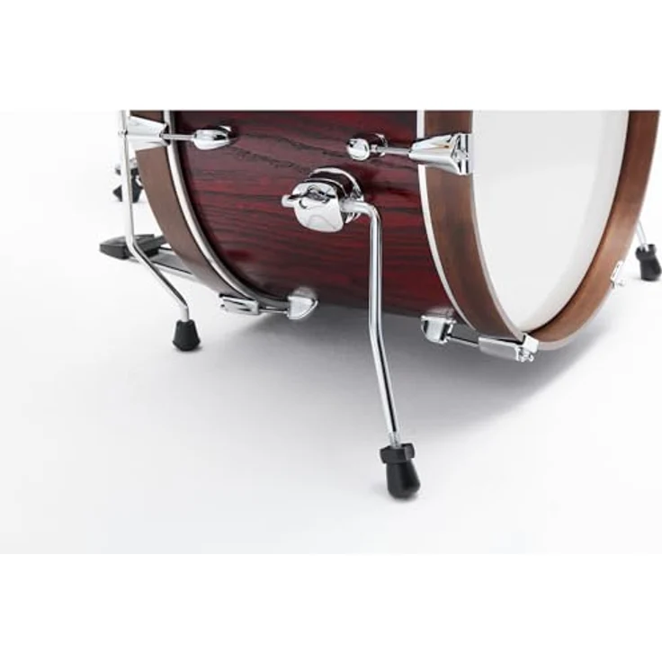Tama Club Jam Vintage Kit -SBE, Kompakter Kesselsatz mit 18"x12" Bass Drum, Satin Burgundy Elm Finish, inkl. Cymbalarm und Tomhalter – Bild 6
