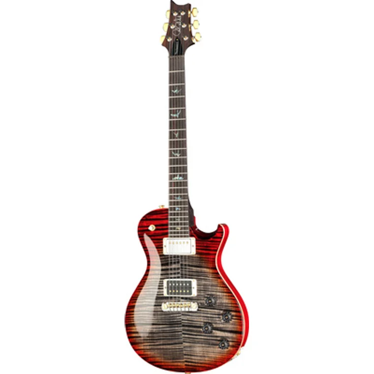 PRS Mark Tremonti WL Charcoal Cherry Burst, E-Gitarre mit Mahagonikorpus, geflammter 10 Top Ahorndecke, 22 Bünden und 2x Tremonti Humbucker