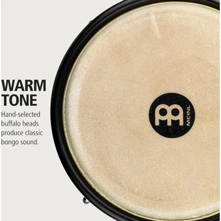 Meinl HB100VSB Bongo Set, 6 3/4" x 8" Holz Gummibaum, Vintage Sunburst (VSB) – Bild 3