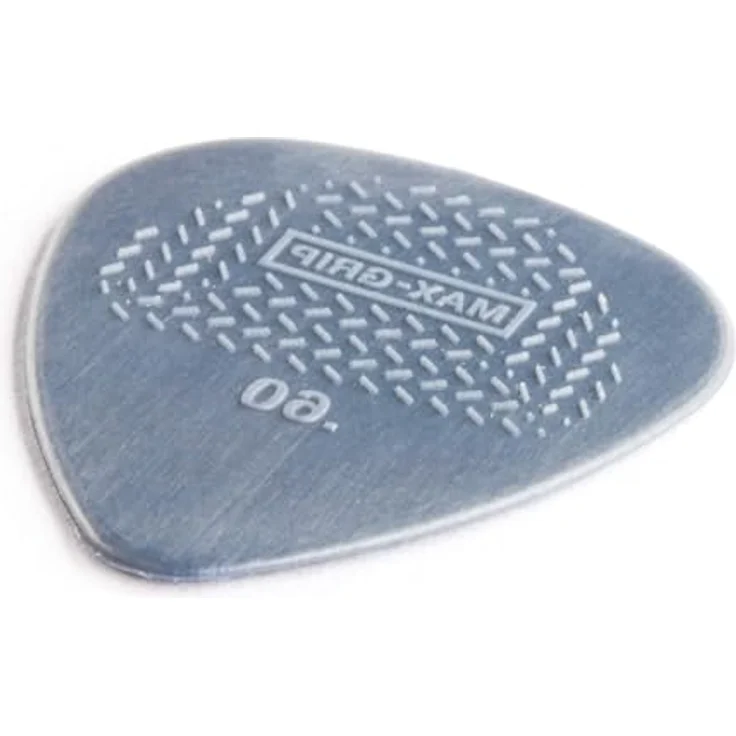 Dunlop Nylon Max Grip Standard Plektren, 0,60 mm, 72 Stück, hellgrau – Bild 4