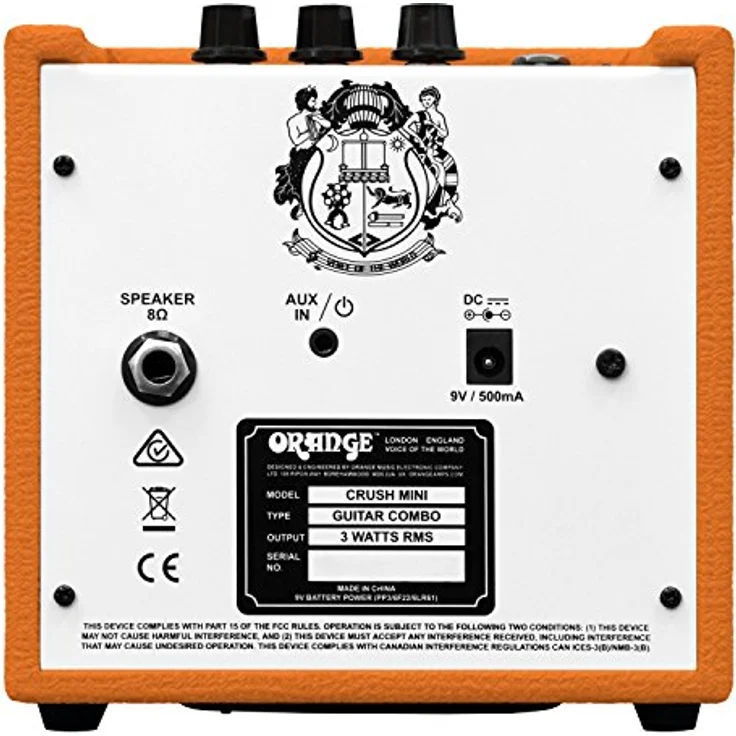 Orange Crush Mini, Mini-Gitarren Combo mit 3 Watt RMS, 4" Lautsprecher, orange – Bild 4