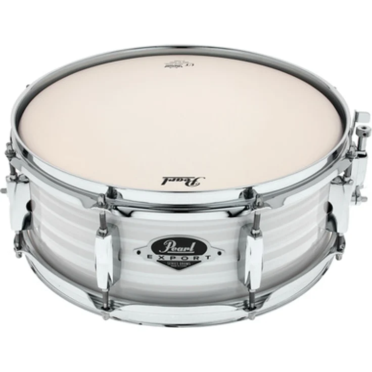 Pearl 13"x05" Export SD Snare Drum, Slipstream White, 6-lagiger Pappelkessel mit Chrom-Hardware