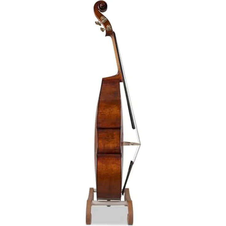 Gewa Premium Line Laminated Bass 3/4, Kontrabass Violinform mit laminierter Decke, dunkelbraun, spielfertig aus Meisterwerkstätten – Bild 2