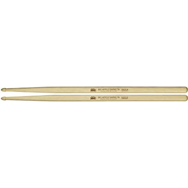 Meinl Big Apple Swing 7A, Drumsticks aus American Hickory mit leichtem Gewicht und eichelförmigem Holzkopf, 406 mm Länge, 13,7 mm Durchmesser – Bild 1