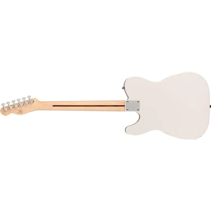 Fender Squier Sonic Esquire H, E-Gitarre mit Ahorn-Griffbrett, schwarzem Schlagbrett, arktisches Weiß – Bild 3