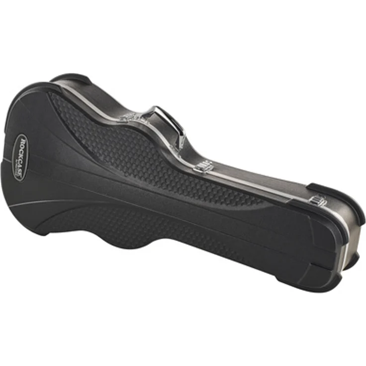 Rockcase Classical Guitar ABS Case, robuster Gitarrenkoffer für 4/4 Konzertgitarren, schwarz, mit separatem Zubehörfach und gepolsterter Halsauflage