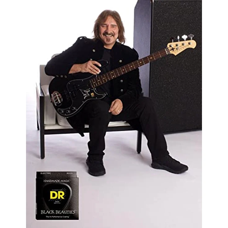 DR Strings Black Beauties BKB-45, E-Bass Saiten, komplett schwarz, Stärken 045", 065", 085", 105" – Bild 2
