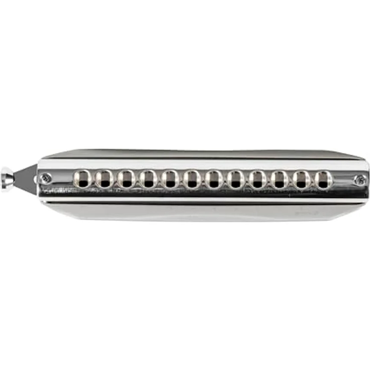 Suzuki Sirius S-48S, chromatische Mundharmonika in C-Dur mit 48 Stimmzungen und verchromter Messingplatte, inkl. Etui und Reinigungstuch – Bild 2