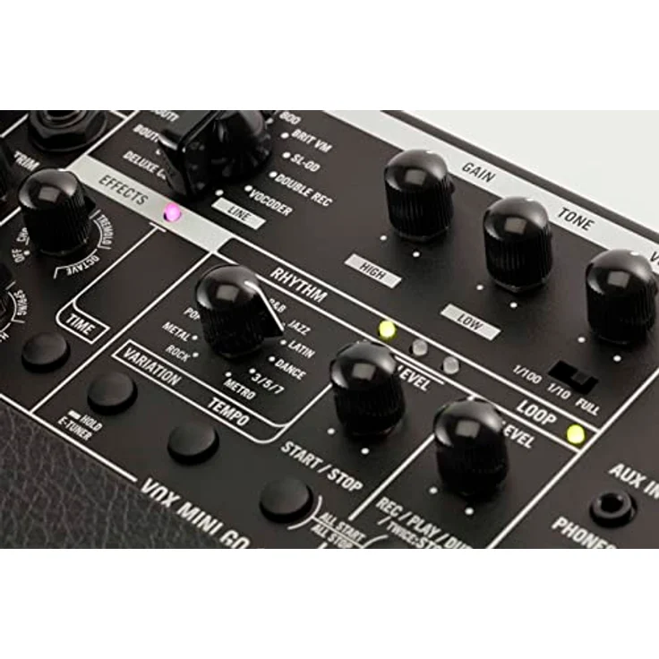 Vox Mini Go 10, Modelling Combo Verstärker mit 11 Verstärkermodellen und 8 Effekten, 10 Watt, schwarz – Bild 6