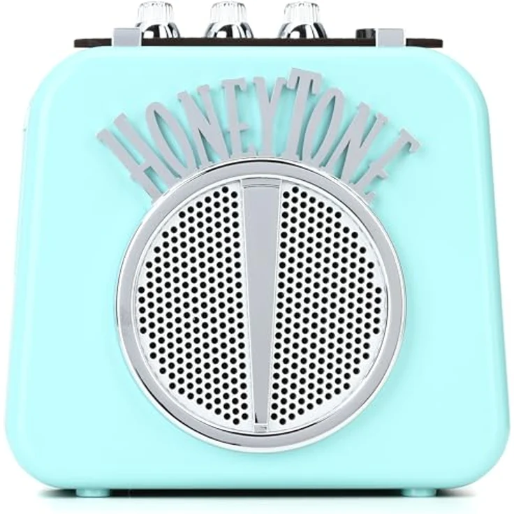 Danelectro N-10 Honeytone Mini Amp AQ, E-Gitarrencombo Mini-Verstärker mit 1 Watt, Clean und Overdrive Sound, Farbe Aqua – Bild 2