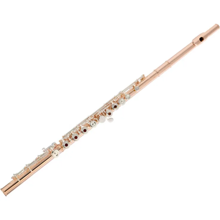 Pearl Flutes PF-CD958RBE Cantabile, Querflöte aus .958 Britannia Silber, komplett rosé vergoldet, 442 Hz Stimmung, inkl. Etui und Zubehör