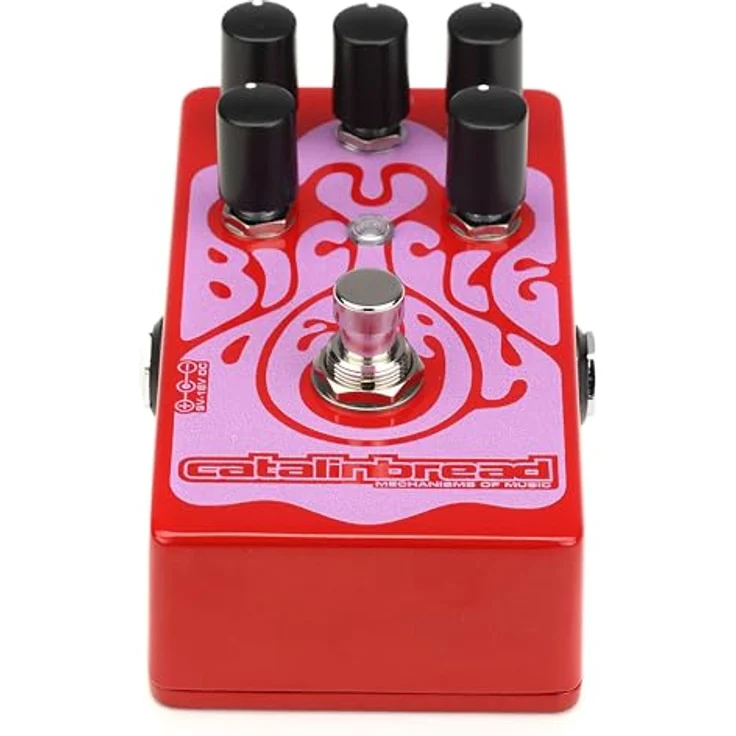 JHS Pedals Pulp'n Peel V4, Gitarren-Effektpedal mit Vintage-Style Kompressor, Volume, Comp, EQ & Blend Reglern, USA – Bild 4