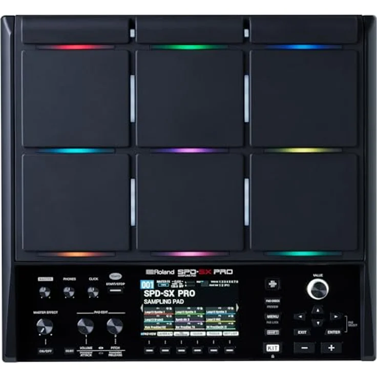 Roland SPD-SX PRO Sampling Pad, 9 Schlagflächen, 32 GB Speicher, 1550 Sounds, 4,3" Farbdisplay – Bild 1