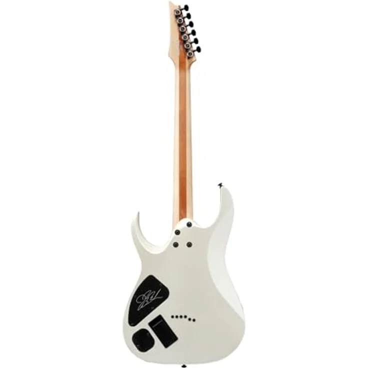 Ibanez JBBM40-PW JB Brubaker, E-Gitarre mit Okoume Korpus, 3-teiligem Ahorn/Bubinga Hals, Ebony Griffbrett, 2x EMG 84 Aktive Tonabnehmer, in Pearl White – Bild 2