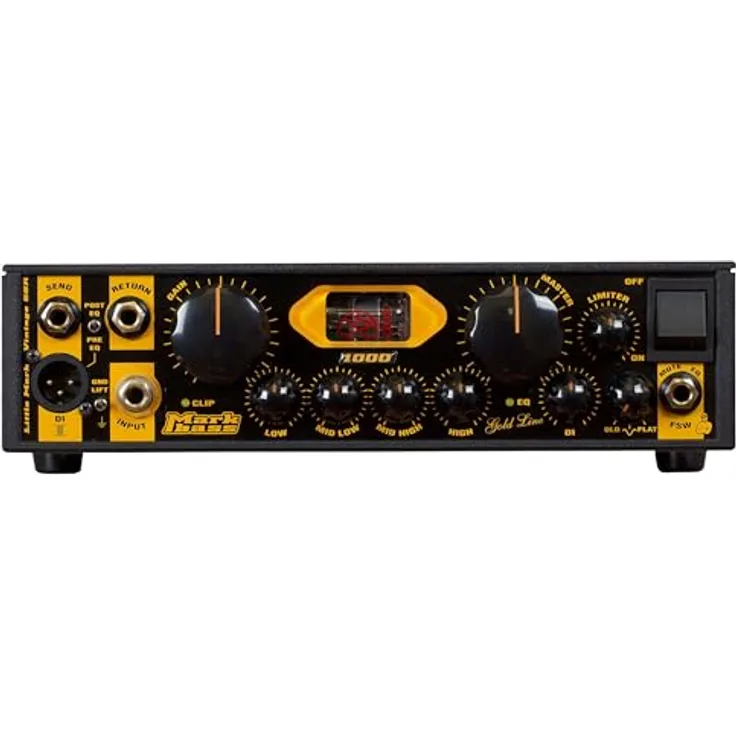 Markbass Little Mark Vintage 1000 58R, E-Gitarren-Topteil mit 1000 W Leistung, ECC83S Röhrenvorverstärker und kompaktem Design
