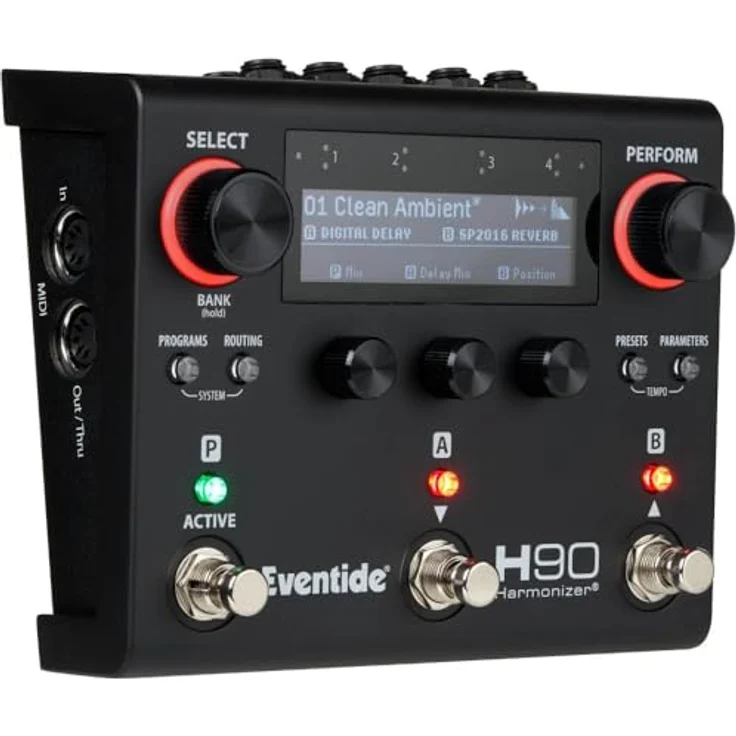 Eventide H90 Harmonizer Dark LTD, Multi-Effektpedal für E-Gitarre mit 70 Effekt-Algorithmen, schwarz – Bild 3