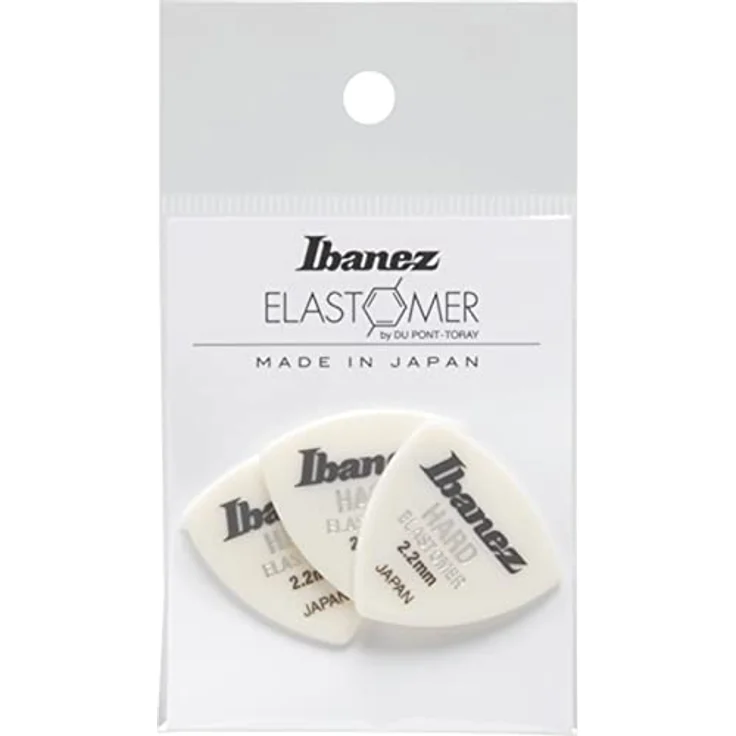 Ibanez BEL4HD22, Elastomer Picks Hard White, Plektren Set aus ausgewählten Materialien für höchste Zufriedenheit – Bild 1