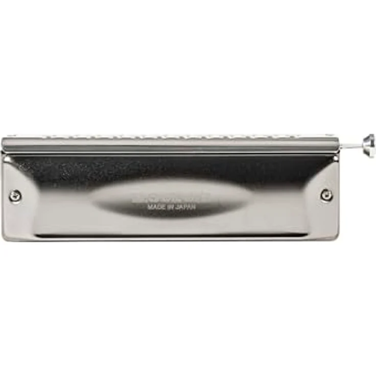 Suzuki Sirius S-48S, chromatische Mundharmonika in C-Dur mit 48 Stimmzungen und verchromter Messingplatte, inkl. Etui und Reinigungstuch – Bild 7