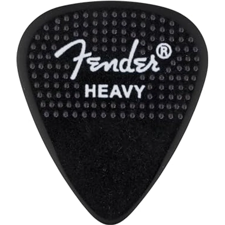 Fender 351 Dotted Celluloid Plektren, 12er Pack in verschiedenen Farben, Heavy, rutschfeste genoppte Oberfläche – Bild 3