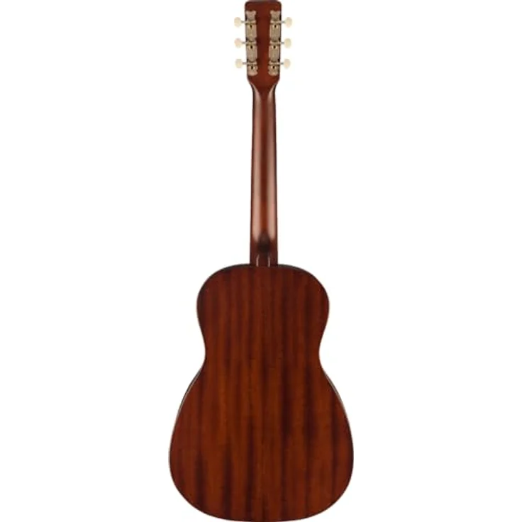 Gretsch JD Parlor DELTO TSPG BLKT, Parlor-Westerngitarre mit laminiertem Sapele, schwarzer Decke und naturfarbenem Boden, Walnussgriffbrett, Deltoluxe Tonabnehmer – Bild 3