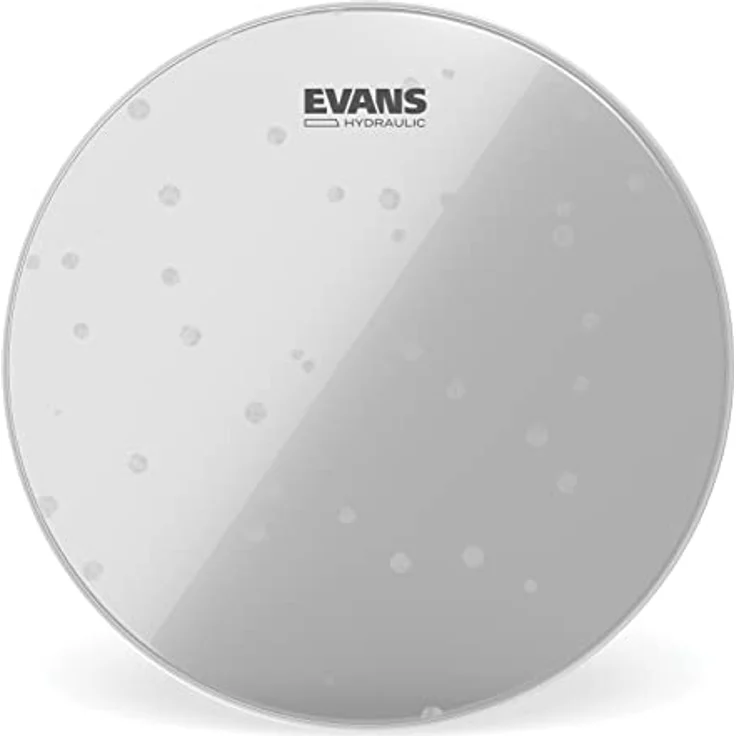 Evans 14" Hydraulic Glass Tom, transparentes Schlagzeugfell mit doppellagiger Ölfüllung für klassischen, dumpfen Sound ohne unerwünschte Obertöne – Bild 1