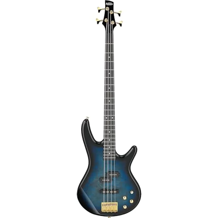 Ibanez GSR200-TMU, E-Bass mit Okoume Korpus, Ahornhals, Purpleheart Griffbrett, 22 Bünde, Marine Burst