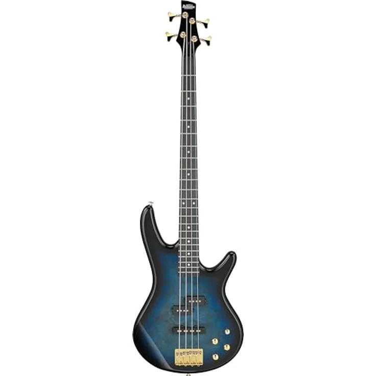 Ibanez GSR200-TMU, E-Bass mit Okoume Korpus, Ahornhals, Purpleheart Griffbrett, 22 Bünde, Marine Burst – Bild 1