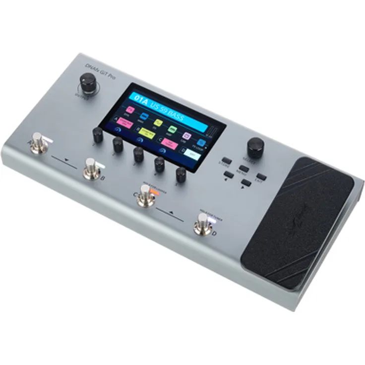 Harley Benton DNAfx GiT Pro, Gitarren-Multieffekte mit Amp Modeling, IR-Lautsprechersimulation und 5 Zoll Farb-Display