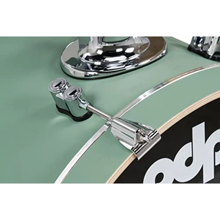 DW PDP CM7 Concept Maple Schlagzeug Set, 100% Ahornholz, Satin Seafoam, 7-lagig Toms und Bassdrum, 10-lagig Snare Drum, 22"x18" Bass Drum – Bild 2