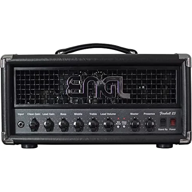 Engl E633 Fireball 25, Röhren Verstärker Topteil für E-Gitarre, 25 Watt, 2 Kanäle, Noise Gate, in Schwarz – Bild 2