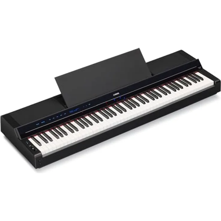 Yamaha P-S500, Smart Digitalpiano mit 88 gewichteten Tasten, Stream Lights, Bluetooth, 660 Instrumentenklängen - Schwarz