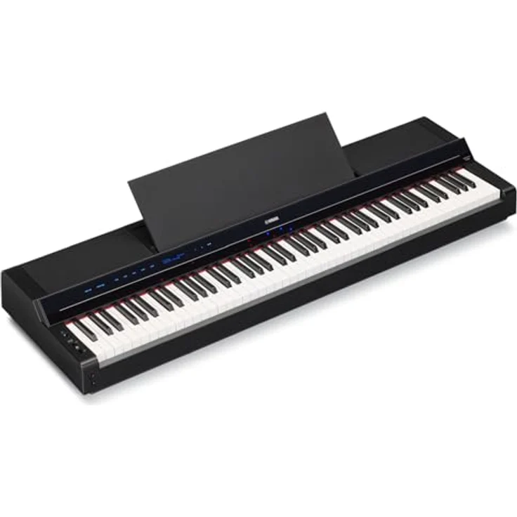 Yamaha P-S500, Smart Digitalpiano mit 88 gewichteten Tasten, Stream Lights, Bluetooth, 660 Instrumentenklängen - Schwarz – Bild 1