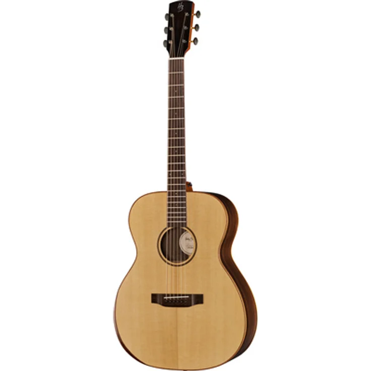 Harley Benton CLO-70ASR NAT AllSolid, Westerngitarre mit massiver Sitka-Fichtendecke und Sonokeling-Rosenholz, Armrest, Sapele Mahagoni Hals, natural satin finish
