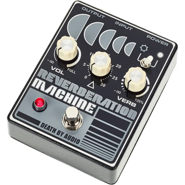 Death by Audio Reverberation Machine, Reverb-Effektpedal mit 2 Modi (Dark/Light), True Bypass, handgefertigt in New York City