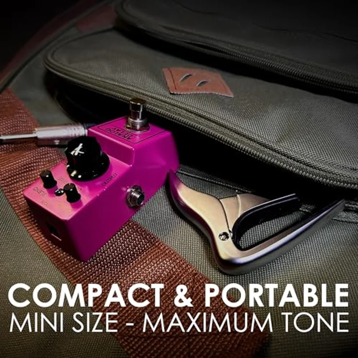 Ibanez ADMini Delay Pedal, analoges Effektgerät mit True Bypass, 20ms - 600ms Delayzeit, kompakte Größe 50.9mm x 92.6mm x 55.1mm, Made in Japan – Bild 7