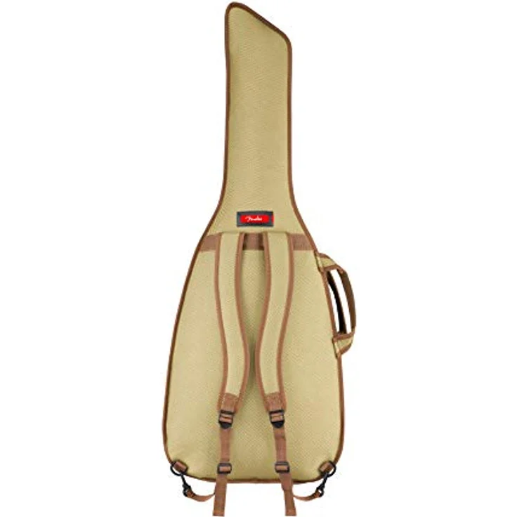 Fender FET-610 E-Guitar Gig Bag, Gitarrentasche aus 600 Denier Polyester mit 10mm Polsterung, Tweed – Bild 3