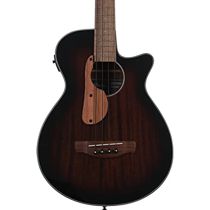 Ibanez AEGB24E-MHS, AEG Cutaway Akustikbass mit Ibanez Undersaddle Tonabnehmer, Mahogany Sunburst – Bild 1