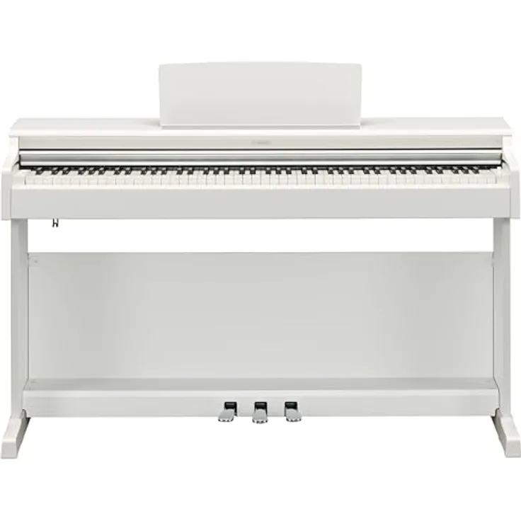 Yamaha YDP-165 WH Arius, Digitalpiano mit 88 gewichteten Tasten, 10 Sounds und 192-stimmiger Polyphonie, weiß