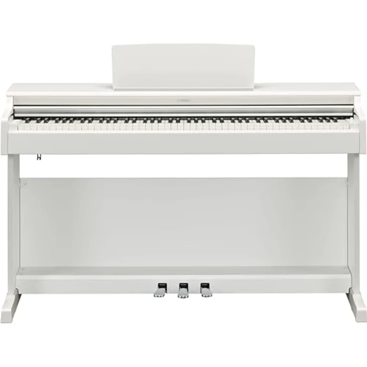 Yamaha YDP-165 WH Arius, Digitalpiano mit 88 gewichteten Tasten, 10 Sounds und 192-stimmiger Polyphonie, weiß – Bild 1