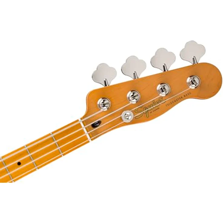 Squier CV Tele Bass MN BPG MOC, E-Bass mit Pappel Korpus, Ahorn Hals und Griffbrett, Humbucker Tonabnehmer, Farbe Mocha – Bild 4