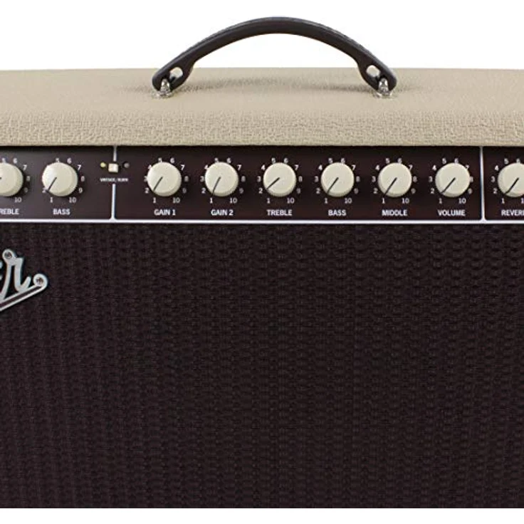 Fender Super-Sonic 22 Combo Blonde, E-Gitarren-Combo mit 22 Watt, 1x12" Lautsprecher, 2 Kanäle, Röhrenverstärkung – Bild 5